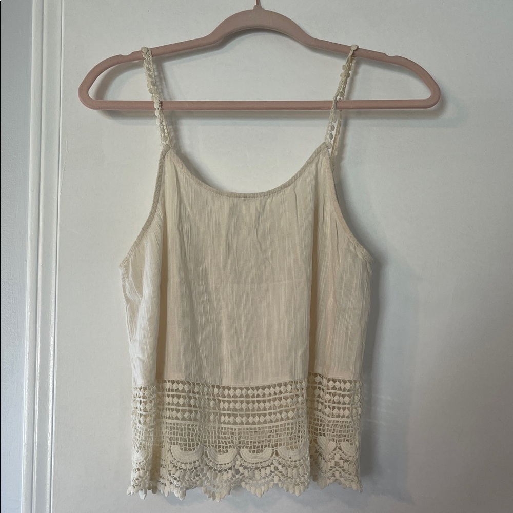 Forever 21 Cream Lace Camisole